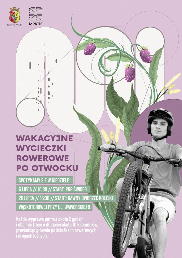 Wakacyjne wycieczki rowerowe po Otwocku