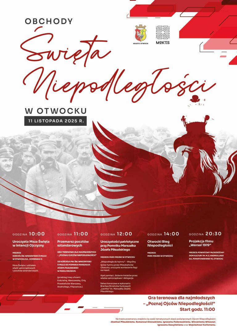 Święto Niepodległości w Otwocku – 11 listopada 2025
