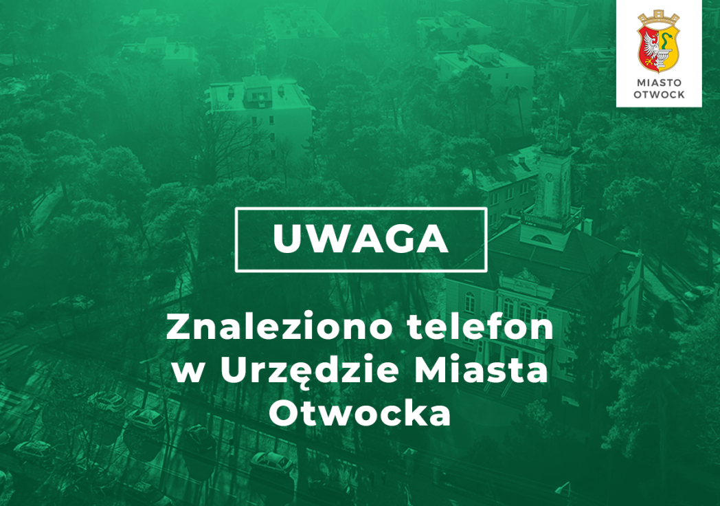 Pozostawiony w urzędzie telefon czeka...